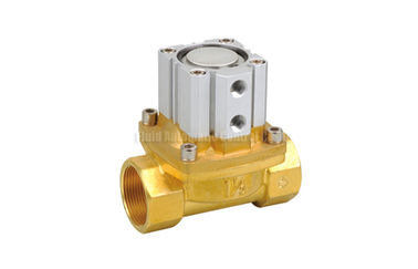 صمام التحكم بالهواء من النحاس يعمل بالهواء 16-50mm G1/2" ~ G2" مع ختم PTFE